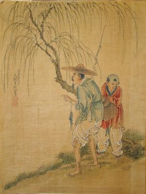 Untitled (Two men fishing)