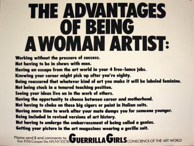 The Advantages of Being a Woman Artist