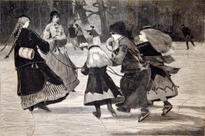 Winter - A Skating Scene