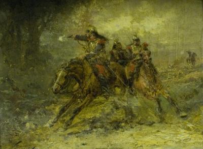 Untitled (Cavalrymen in Battle)