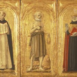 Saints Augustine, Jerome and Albertus Magnus