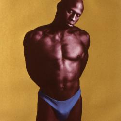 Ken Moody (Nude with Yellow Background)