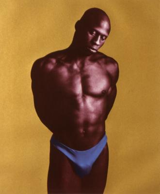 Ken Moody (Nude with Yellow Background)