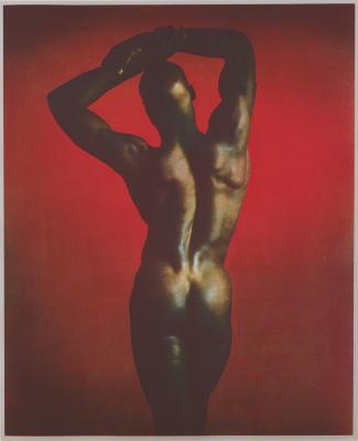 Ken Moody (Nude with Red Background)