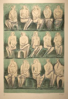 Untitled (Seated Figures)