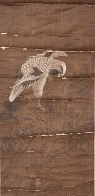 Hawk Perched on a Pine in the Style of Xu Wei (1521-1593)