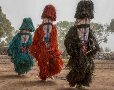 Balavé Millet Stalk Masks, Burkina Faso