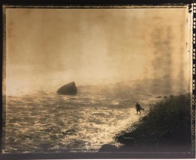 9/11 Surfer - 8:46 AM. 9/11/02 Montauk, N.Y.