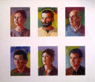 Six Portraits in Pastel