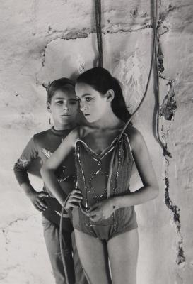 Young Acrobats, Mountebacks Duet, Arles, France